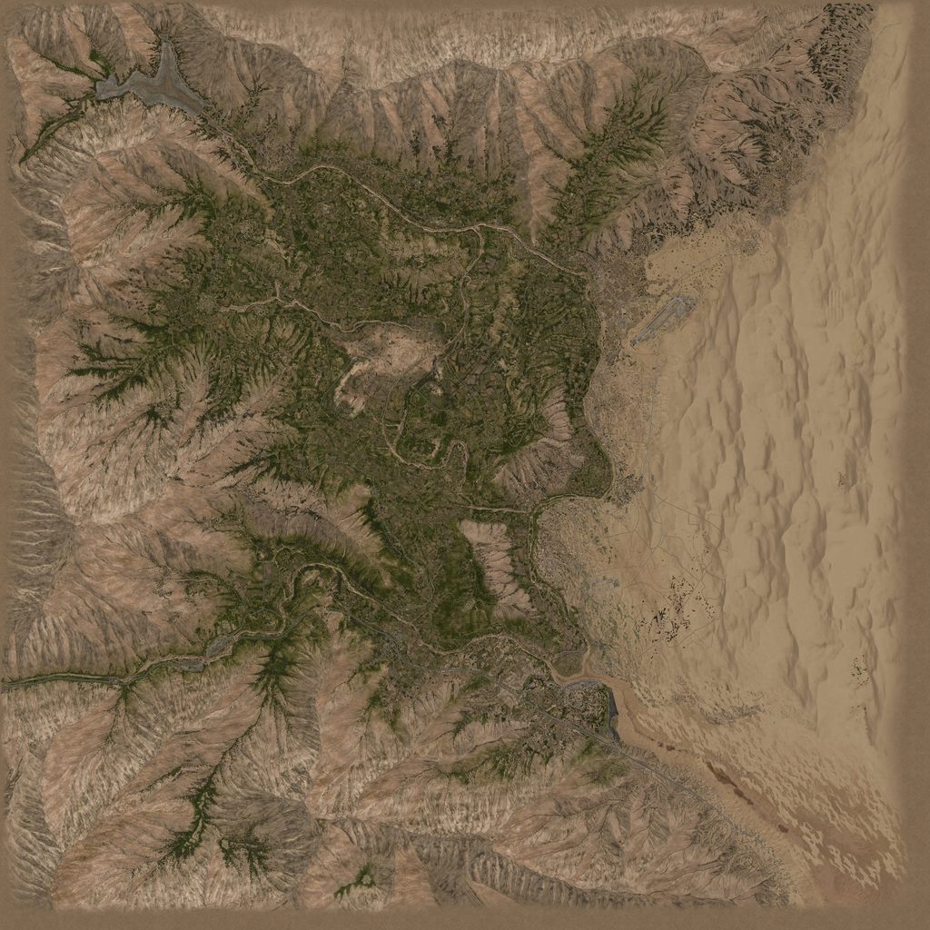 Nasdara satellite map